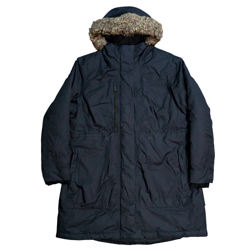 The North Face Downtown Parka Down Jacket Womens Size XXL 2XL Blue Winter Heavy
